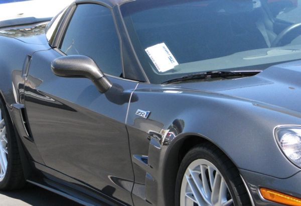 Corvette C6 Carbon Fiber Mirror Covers